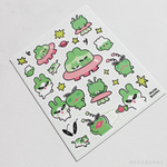 We Come In Peace Sticker Sheet
