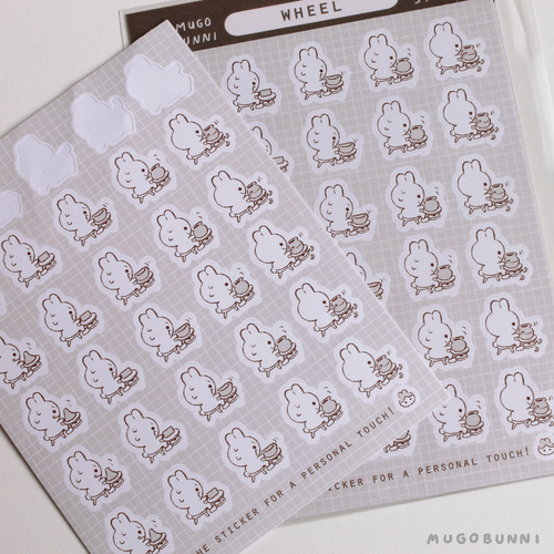 Sketch Wheel Planner Sticker Sheet