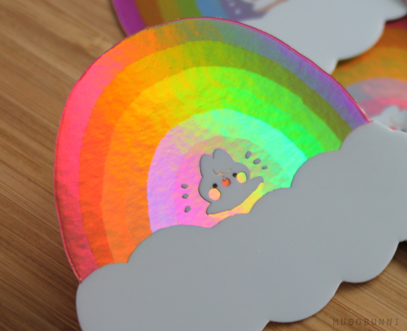 Rainbow Bunny Sticker