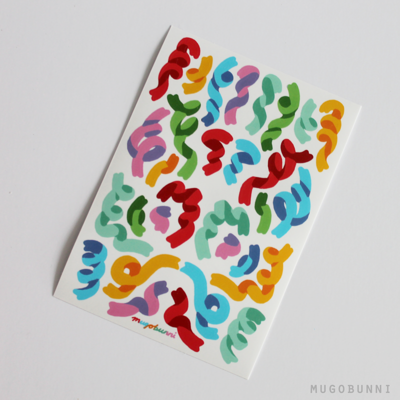 Ribbon Deco Sticker Sheets