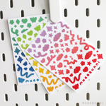 Mini Polco Deco Sticker Sheet: Hue