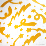 Glittery Stars Sticker Sheet