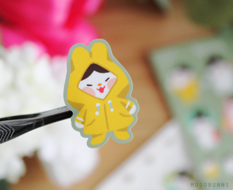 Spring Time Sticker Face Spring Time Sticker Sheet – mugobunni