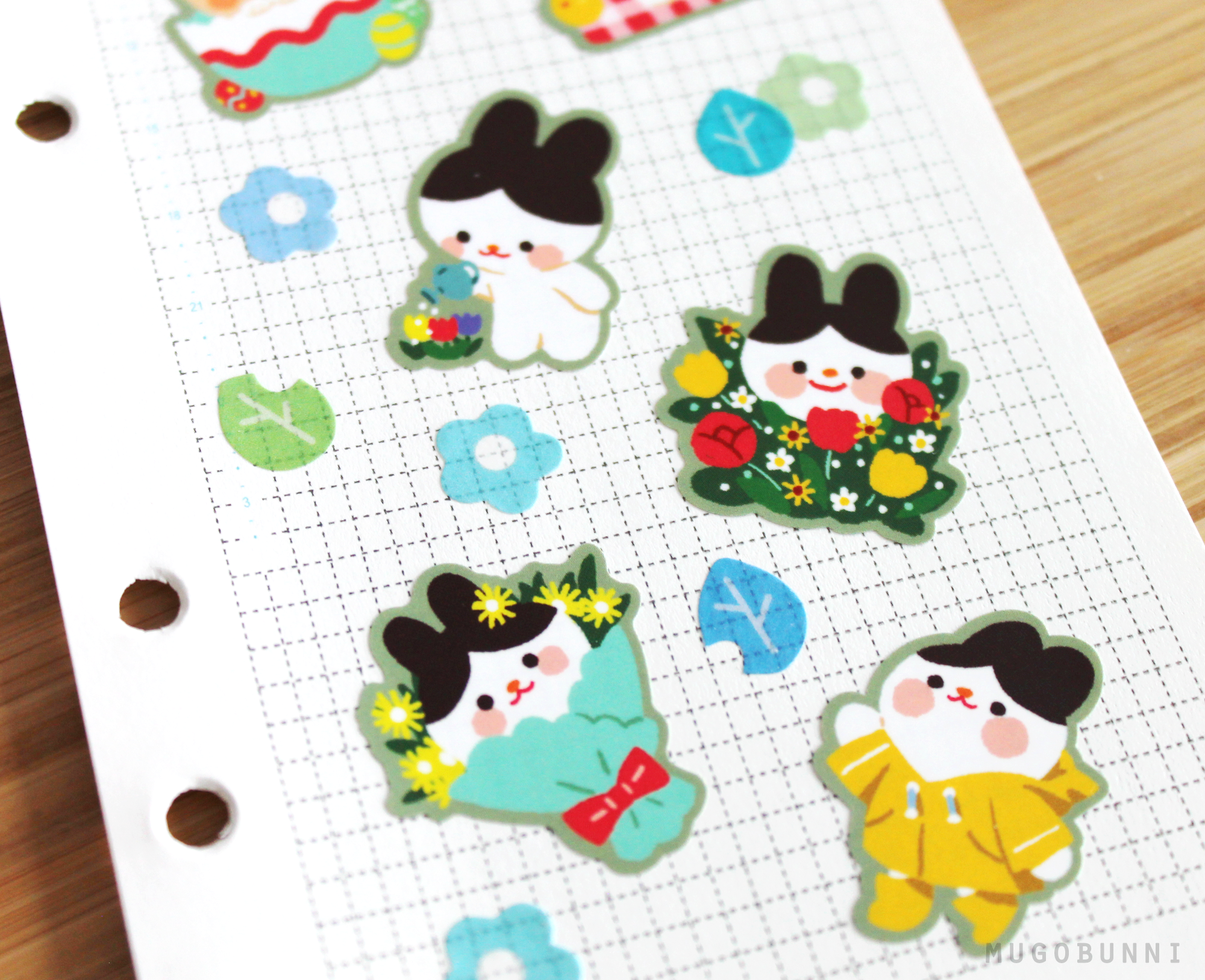 Spring Sticker Sheet Cute Spring Time Sticker Sheet – mugobunni