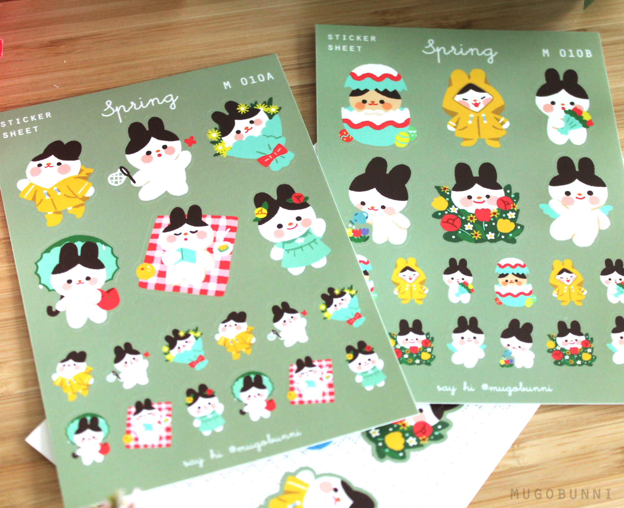 Spring Time Sticker Spring Time Sticker Sheet – mugobunni