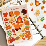 Autumn Aesthetic Sticker Sheet