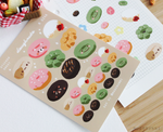 Animal Doughnuts Sticker Sheet