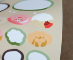 Animal Doughnuts Sticker Sheet
