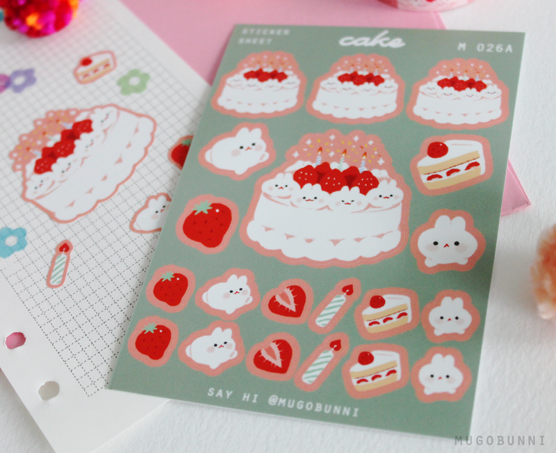 Strawberry Shortcake Sticker Sheet