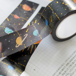 Gold Foil Planet Washi Tape