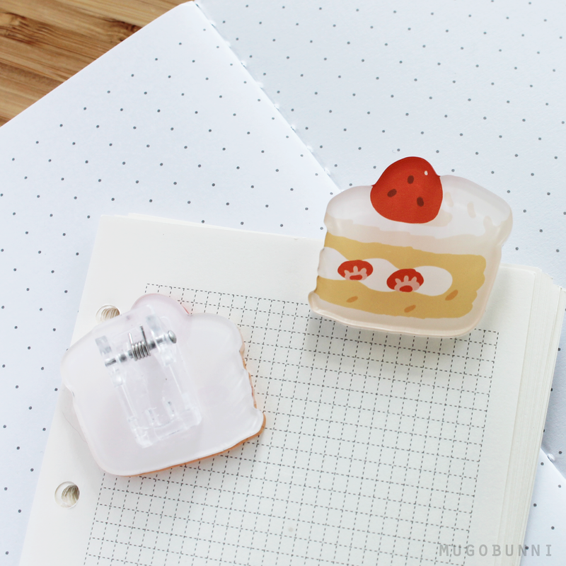 Strawberry Cake Acrylic Stationery Clip