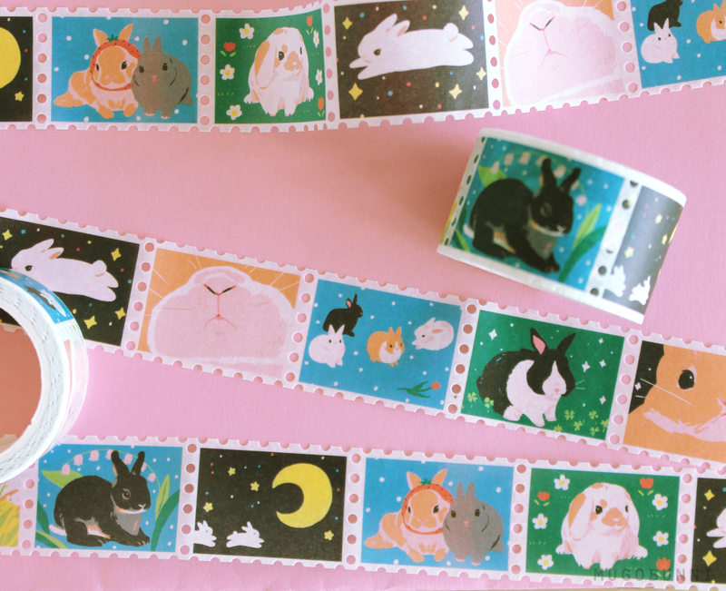 Bunny Rabbit Stamp Washi tape