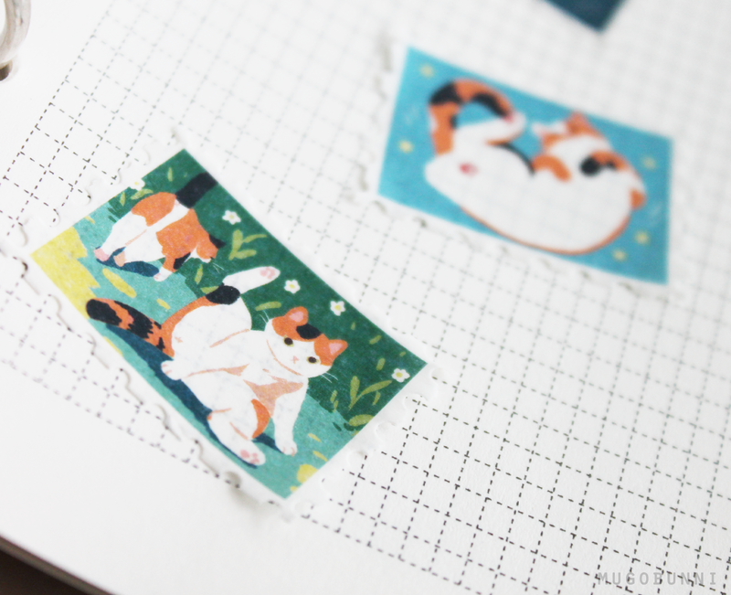Calico Cat Stamp Washi tape