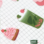 Sakura Desserts Sticker Sheet