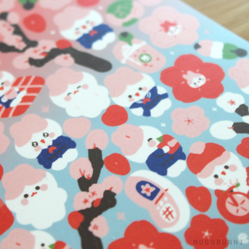 Sakura Picnic Sticker Sheet