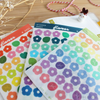 Washi Flower Deco Sticker Sheet